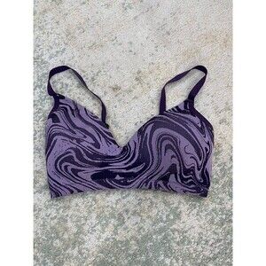 Third Love Purple Swirl Wireless Comfort Bra SIZE SMALL Sports Bra